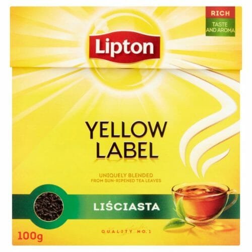 „Lipton Yellow Label“ - juodųjų lapų arbata